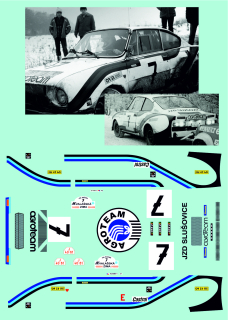 š 130 RS Valoušek - Jirátko Valašská rallye 1982